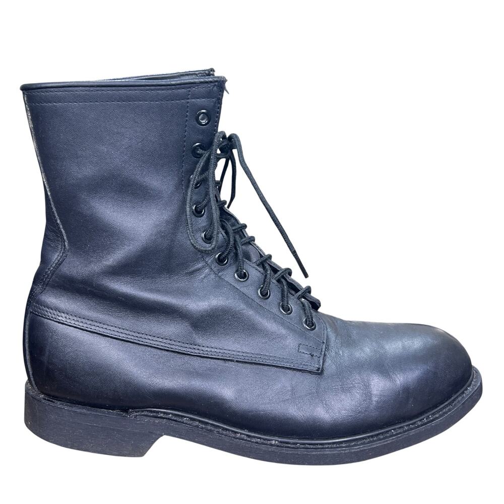 Vintage 1994 Wolverine Black Wide Military Service Boots Size 11.5 W
